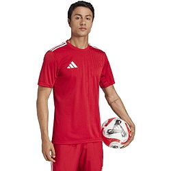 Présentation: Adidas Campeon 25 Maillot Manches Courtes Hommes - Rouge / Blanc