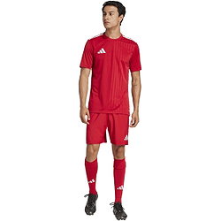 Présentation: Adidas Campeon 25 Maillot Manches Courtes Hommes - Rouge / Blanc