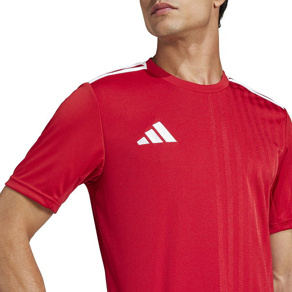 Adidas Campeon 25 Maillot Manches Courtes Hommes - Rouge / Blanc
