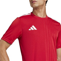 Présentation: Adidas Campeon 25 Maillot Manches Courtes Hommes - Rouge / Blanc