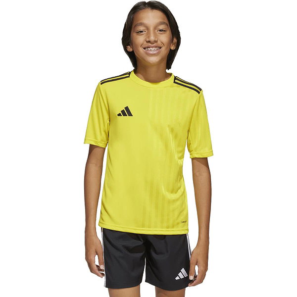 Adidas Campeon 25 Shirt Korte Mouw Kinderen - Geel / Zwart