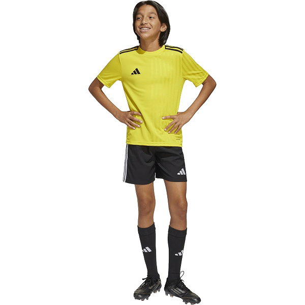 Adidas Campeon 25 Shirt Korte Mouw Kinderen - Geel / Zwart