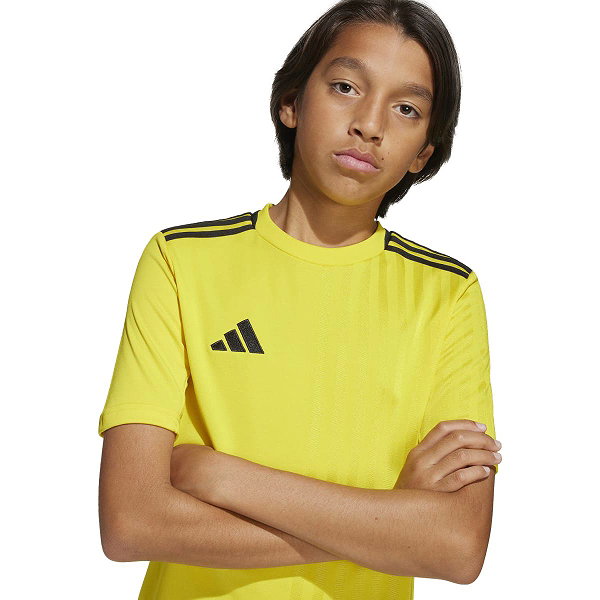 Adidas Campeon 25 Shirt Korte Mouw Kinderen - Geel / Zwart