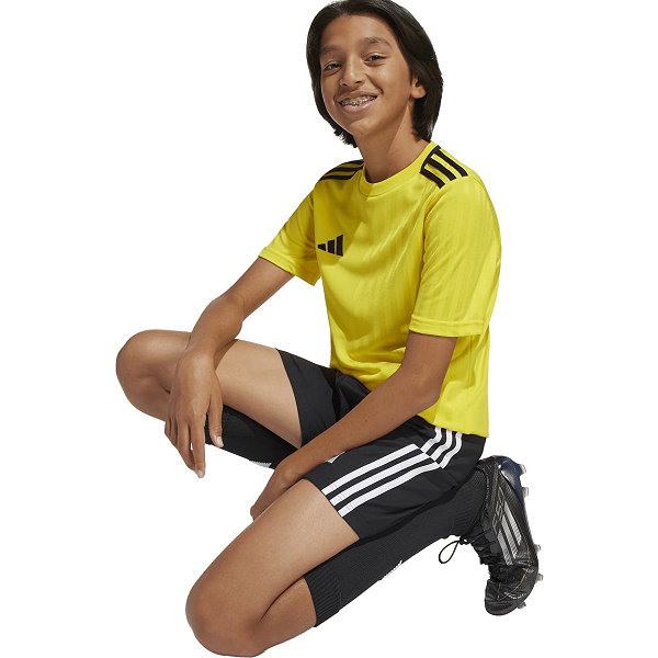 Adidas Campeon 25 Shirt Korte Mouw Kinderen - Geel / Zwart