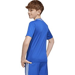 Présentation: Adidas Campeon 25 Maillot Manches Courtes Enfants - Royal / Blanc