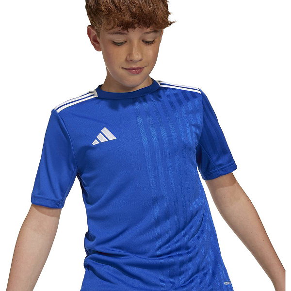 Adidas Campeon 25 Maillot Manches Courtes Enfants - Royal / Blanc