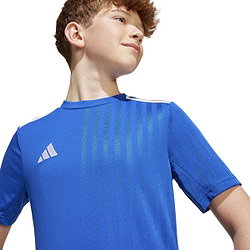 Présentation: Adidas Campeon 25 Maillot Manches Courtes Enfants - Royal / Blanc