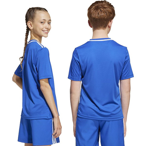 Adidas Campeon 25 Maillot Manches Courtes Enfants - Royal / Blanc