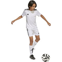 Présentation: Adidas Campeon 25 Maillot Manches Courtes Enfants - Blanc / Noir