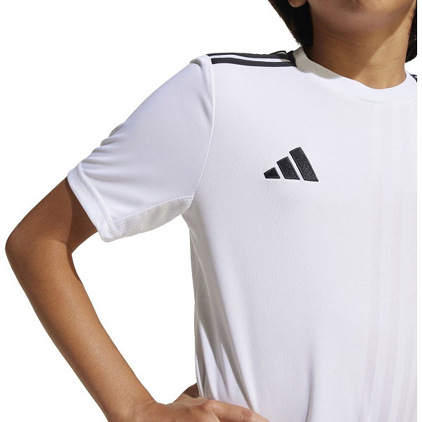 Adidas Campeon 25 Maillot Manches Courtes Enfants - Blanc / Noir