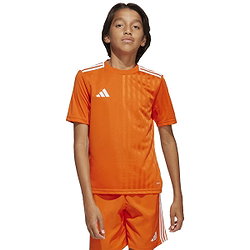 Présentation: Adidas Campeon 25 Maillot Manches Courtes Enfants - Orange / Blanc