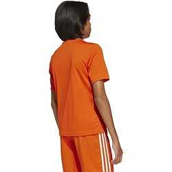 Présentation: Adidas Campeon 25 Maillot Manches Courtes Enfants - Orange / Blanc