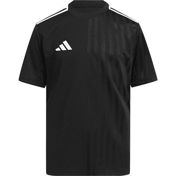 Adidas Campeon 25 Maillot Manches Courtes Enfants - Noir / Blanc