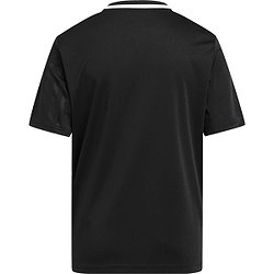 Présentation: Adidas Campeon 25 Maillot Manches Courtes Enfants - Noir / Blanc