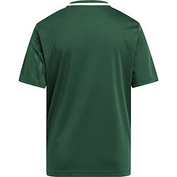 Présentation: Adidas Campeon 25 Maillot Manches Courtes Enfants - Vert Foncé / Blanc