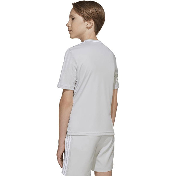 Adidas Campeon 25 Maillot Manches Courtes Enfants - Gris / Blanc