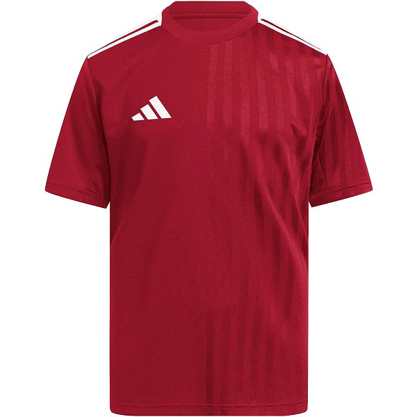 Adidas Campeon 25 Maillot Manches Courtes Enfants - Rouge / Blanc