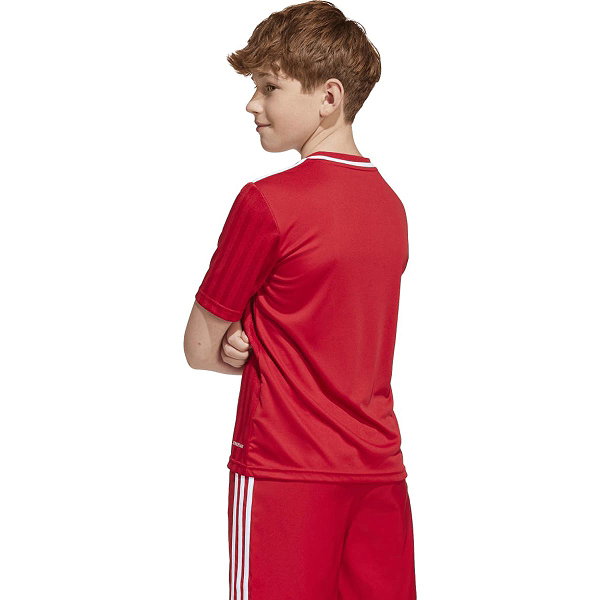 Adidas Campeon 25 Maillot Manches Courtes Enfants - Rouge / Blanc