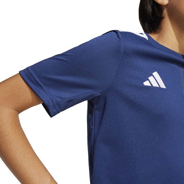 Adidas Campeon 25 Maillot Manches Courtes Enfants - Marine / Blanc