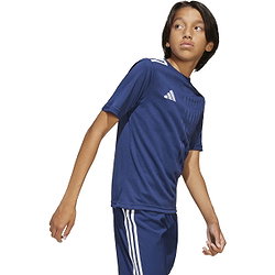 Présentation: Adidas Campeon 25 Maillot Manches Courtes Enfants - Marine / Blanc