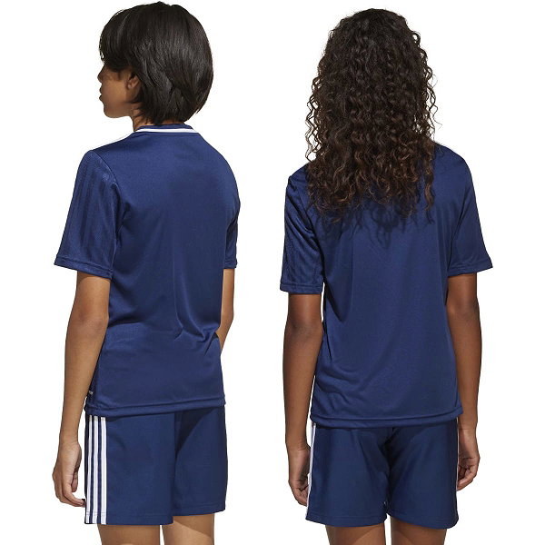 Adidas Campeon 25 Maillot Manches Courtes Enfants - Marine / Blanc