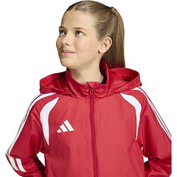 Présentation: Adidas Tiro 26 League Coupe-Vent Enfants - Rouge / Blanc