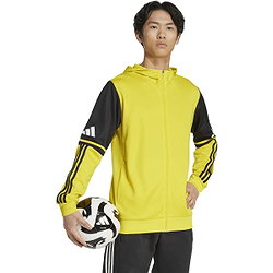 Présentation: Adidas Squadra 25 Sweat À Capuche Hommes - Jaune / Noir