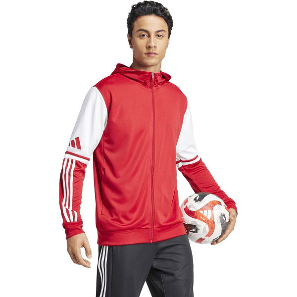Adidas Squadra 25 Hoodie Herren - Rot / Weiß