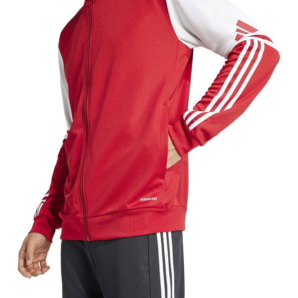 Adidas Squadra 25 Hoodie Herren - Rot / Weiß