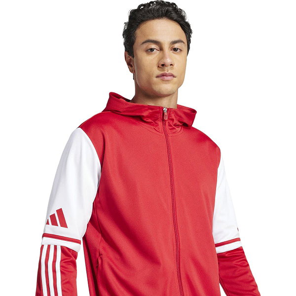 Adidas Squadra 25 Hoodie Herren - Rot / Weiß