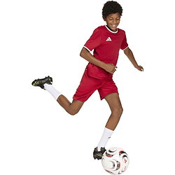 Présentation: Adidas Entrada 26 Maillot Manches Courtes Enfants - Rouge / Blanc