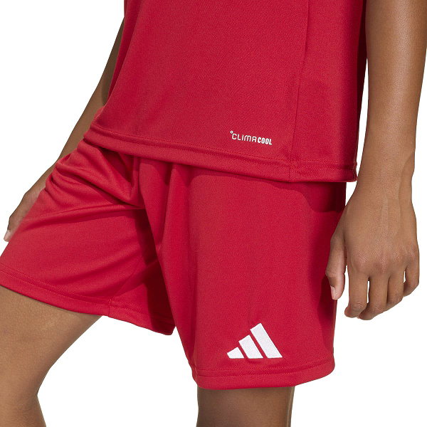 Adidas Entrada 26 Maillot Manches Courtes Enfants - Rouge / Blanc