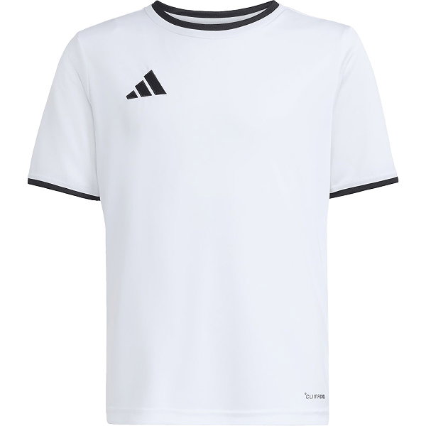 Adidas Entrada 26 Maillot Manches Courtes Enfants - Blanc / Noir