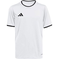 Présentation: Adidas Entrada 26 Maillot Manches Courtes Enfants - Blanc / Noir