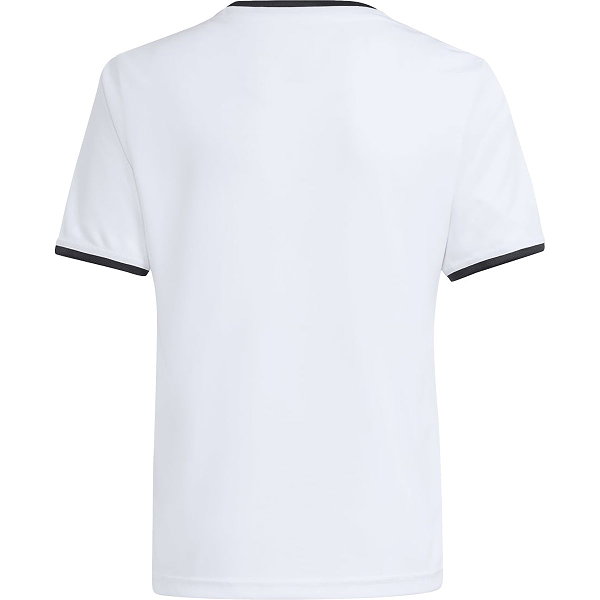 Adidas Entrada 26 Maillot Manches Courtes Enfants - Blanc / Noir