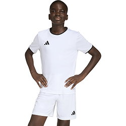 Présentation: Adidas Entrada 26 Maillot Manches Courtes Enfants - Blanc / Noir
