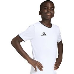 Présentation: Adidas Entrada 26 Maillot Manches Courtes Enfants - Blanc / Noir
