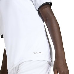 Présentation: Adidas Entrada 26 Maillot Manches Courtes Enfants - Blanc / Noir