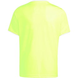 Présentation: Adidas Entrada 26 Maillot Manches Courtes Enfants - Jaune Fluo / Blanc