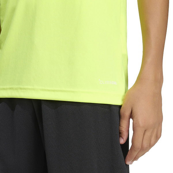 Adidas Entrada 26 Maillot Manches Courtes Enfants - Jaune Fluo / Blanc
