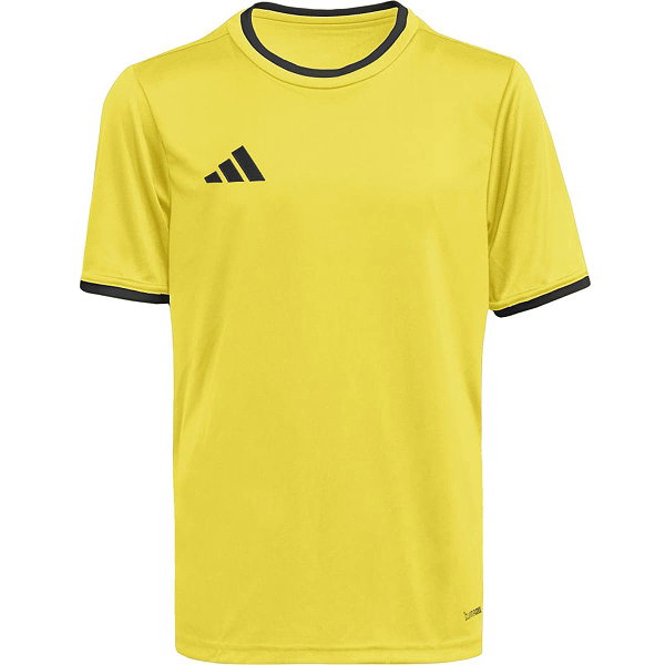 Adidas Entrada 26 Maillot Manches Courtes Enfants - Jaune / Noir