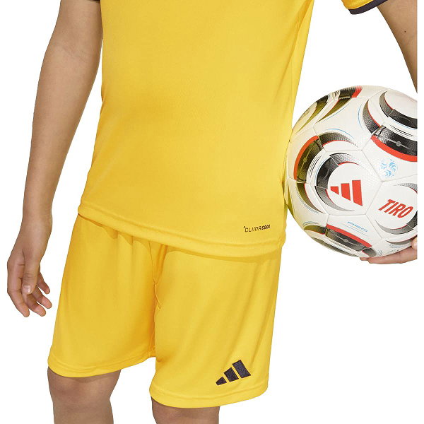 Adidas Entrada 26 Maillot Manches Courtes Enfants - Jaune / Noir