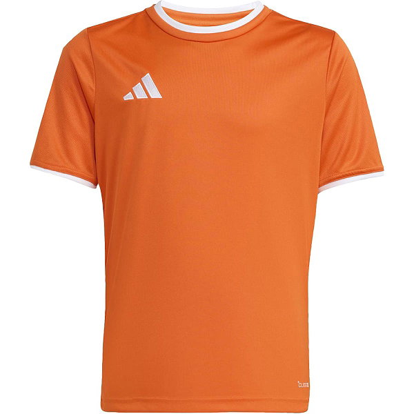 Adidas Entrada 26 Maillot Manches Courtes Enfants - Orange / Blanc
