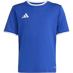 Adidas Entrada 26 Shirt Korte Mouw Kinderen - Royal / Wit