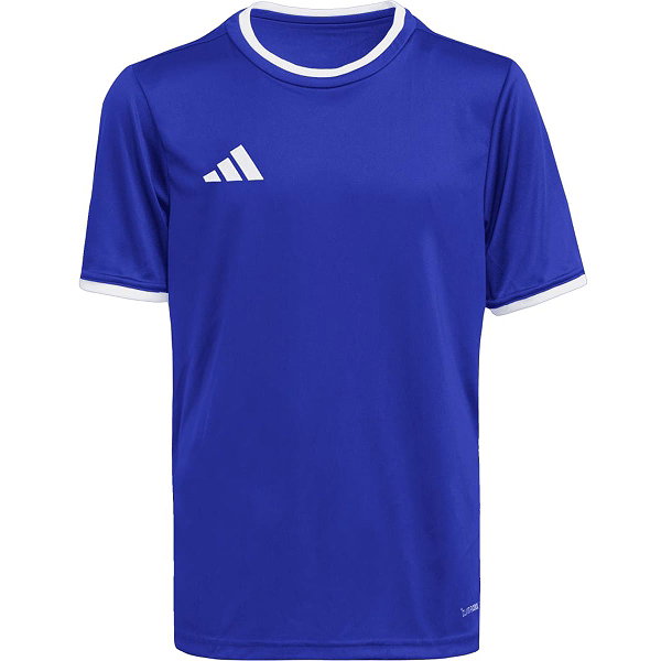 Adidas Entrada 26 Maillot Manches Courtes Enfants - Royal / Blanc