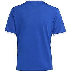 Présentation: Adidas Entrada 26 Maillot Manches Courtes Enfants - Royal / Blanc
