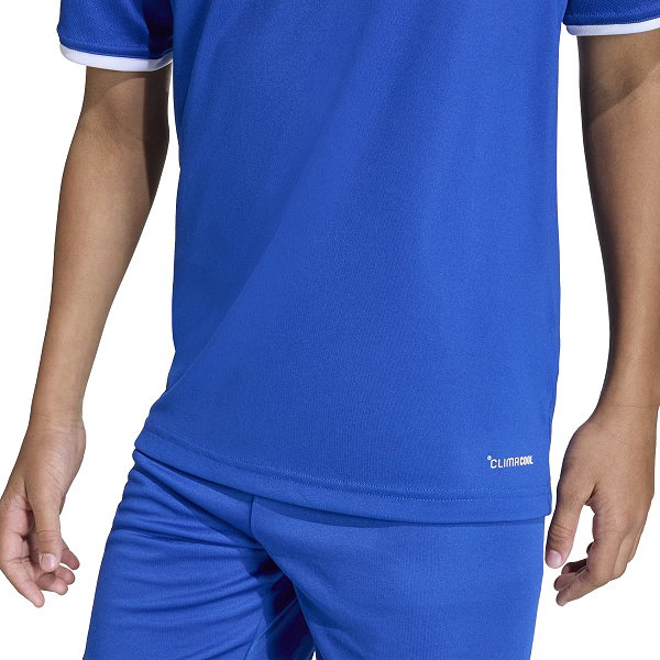 Adidas Entrada 26 Maillot Manches Courtes Enfants - Royal / Blanc