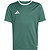 Adidas Entrada 26 Maillot Manches Courtes Enfants - Vert Foncé / Blanc
