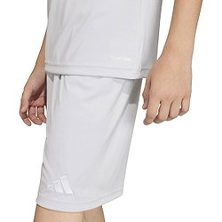 Présentation: Adidas Entrada 26 Maillot Manches Courtes Enfants - Gris / Blanc