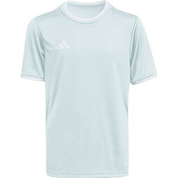 Présentation: Adidas Entrada 26 Maillot Manches Courtes Enfants - Menthe / Blanc